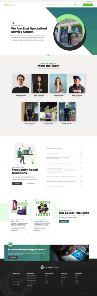 About Us Page