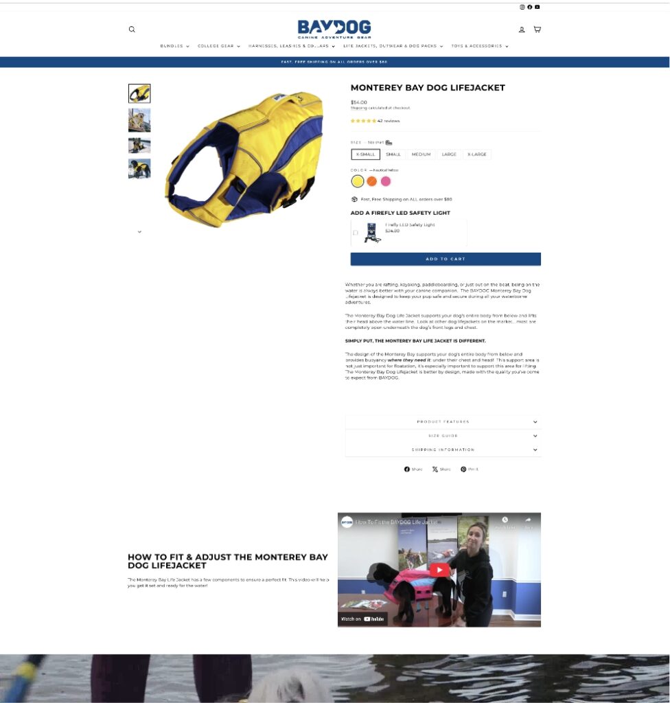 Baydog Product Preview