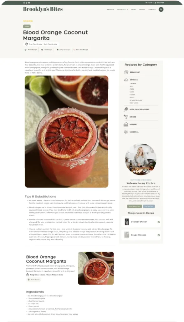 Brooklyn's Bites Recipes