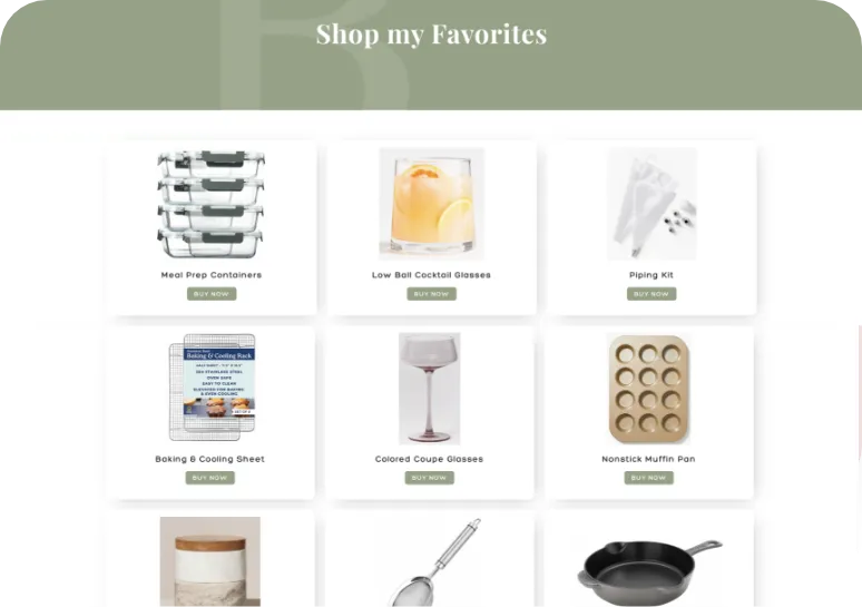 Brooklyn's Bites Shop Favorites
