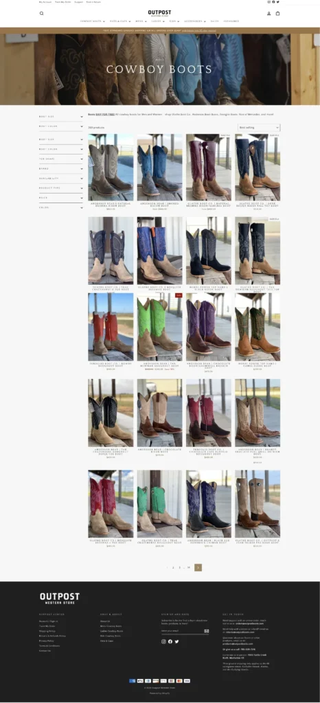 Cowboy Boots Outpost Boots