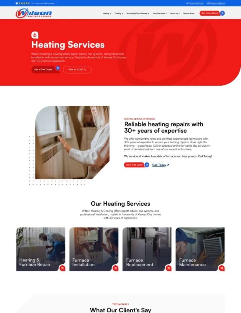 Heating Service Wilson KC