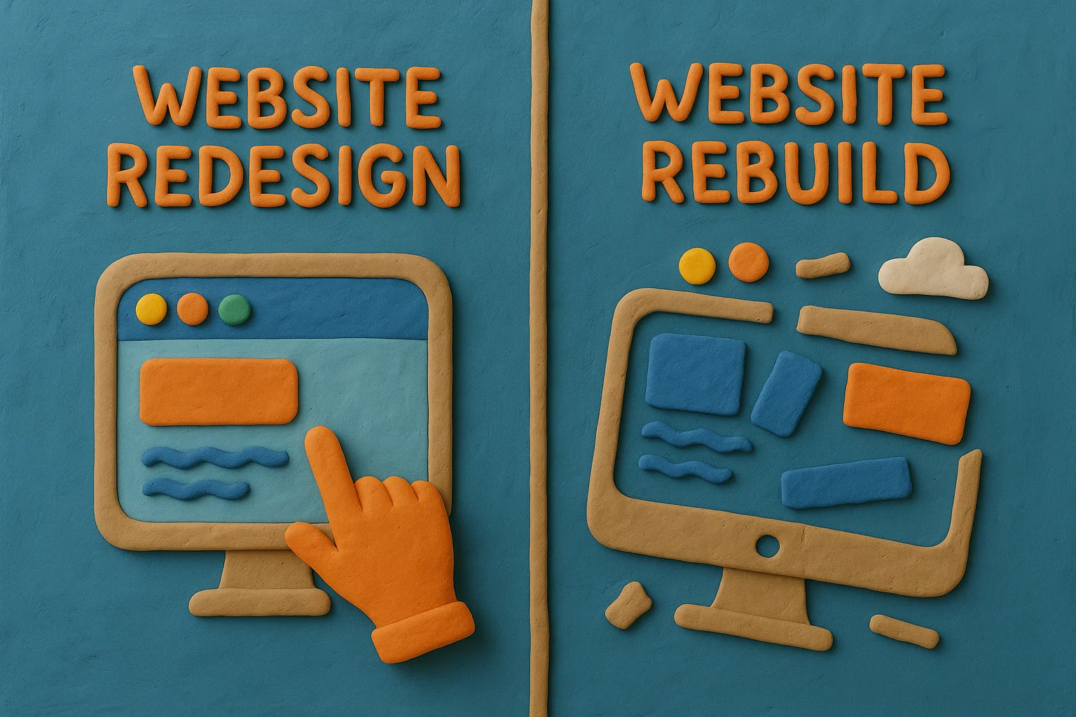 Website Redesign vs. Rebuild: Which One Do You Need?