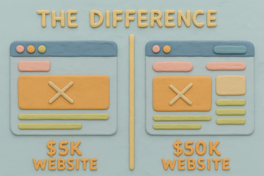 The Difference Between a $5K Website and a $50K Website